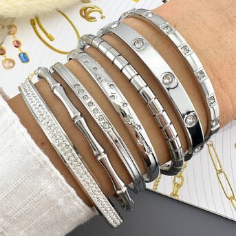"Star" Bracelet, Stainless Steel