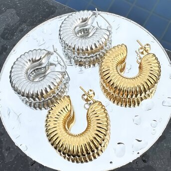 Earrings, Stainless Steel