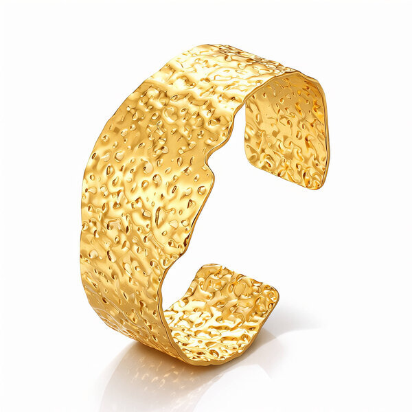 Bracelet, 18K Gold Plated Steel