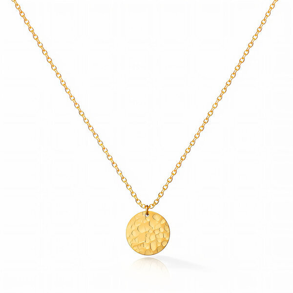 Necklace, 18K Gold Plated Steel
