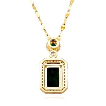 18K gold plated Stainless steel necklace, Intensity