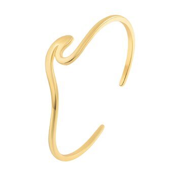 18K gold plated Stainless steel bracelet, Intensity