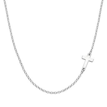 Stainless steel  "Crosses" necklace, Intensity