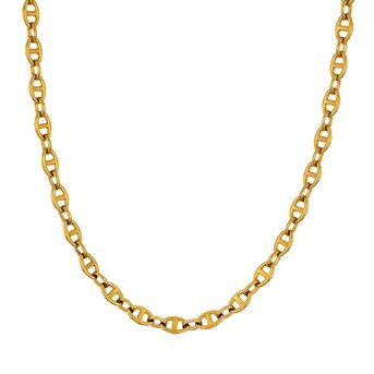 18K gold plated Stainless steel necklace, Intensity