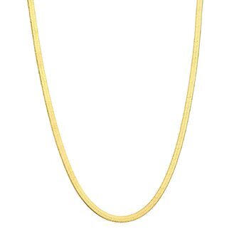 18K gold plated Stainless steel necklace, Intensity