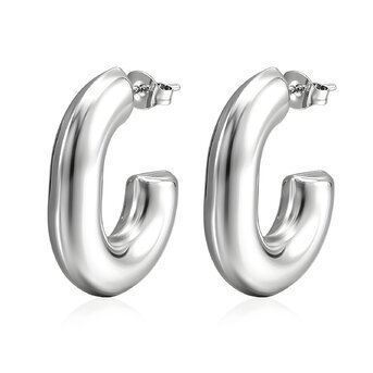 Stainless steel earrings, Intensity