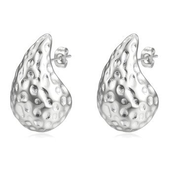 Stainless steel  "Teardrops" earrings, Intensity