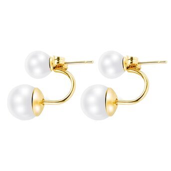 18K gold plated Stainless steel earrings, Intensity