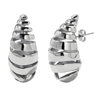 Stainless steel  "Teardrops" earrings, Intensity