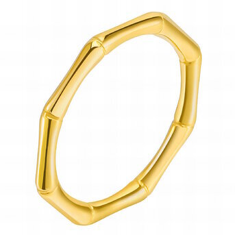 18K gold plated Stainless steel finger ring, Intensity