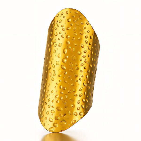 Ring, 18K Gold Plated Steel
