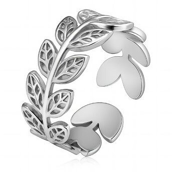 "Leaves" Ring, Stainless Steel