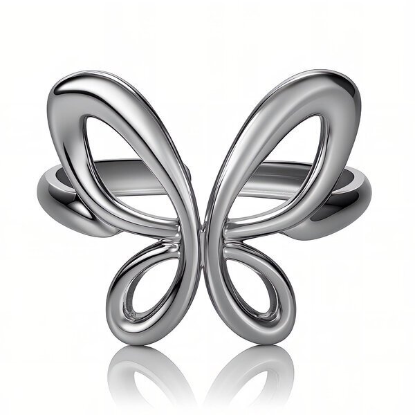 "butterfly" Ring, Stainless Steel