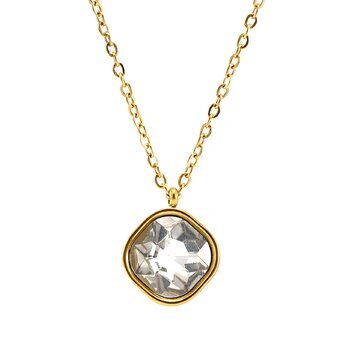 18K gold plated Stainless steel necklace, Intensity