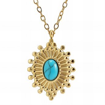 18K gold plated Stainless steel necklace, Intensity