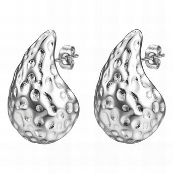 Stainless steel  "Teardrops" earrings, Intensity