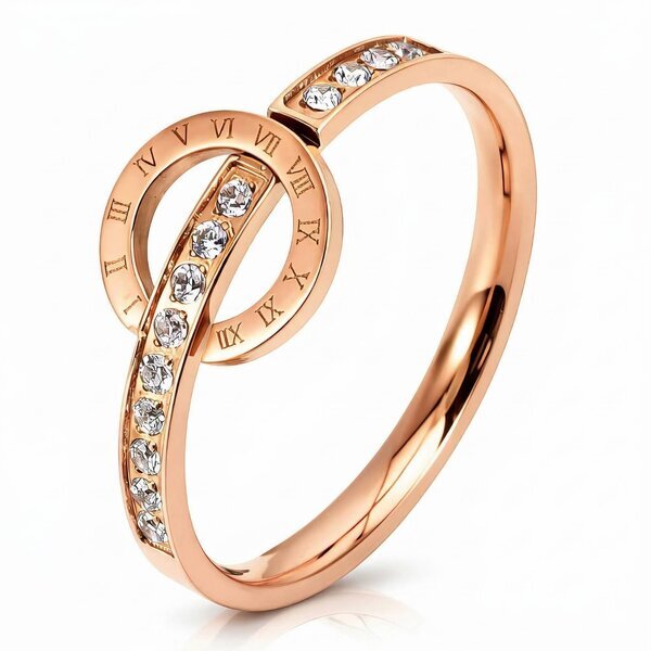 Ring, 18K Gold Plated Steel