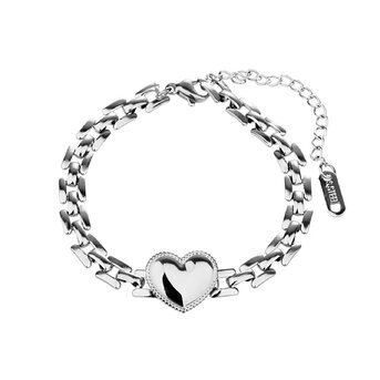 Stainless steel  "Heart" bracelet, Intensity