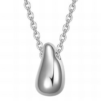 Stainless steel  "Teardrop" necklace, Intensity