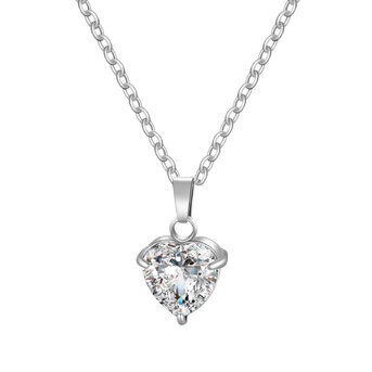 Stainless steel  "Heart" necklace, Intensity