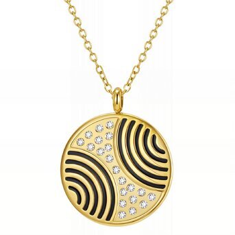 18K gold plated Stainless steel necklace, Intensity