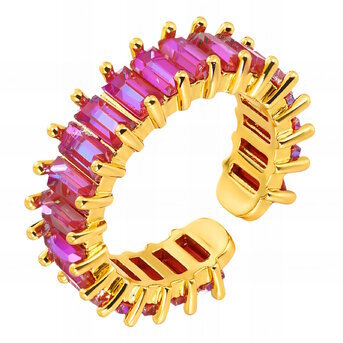 18K gold plated Brass finger ring, Intensity