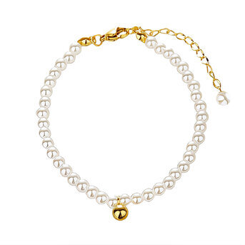 18K gold plated Stainless steel anklet, Intensity