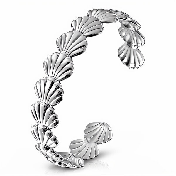 "Seashells" Bracelet, Stainless Steel