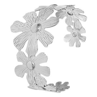 "Flower Meadow" Bracelet, Stainless Steel