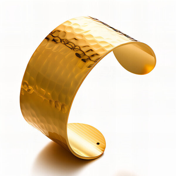 Bracelet, 18K Gold Plated Steel