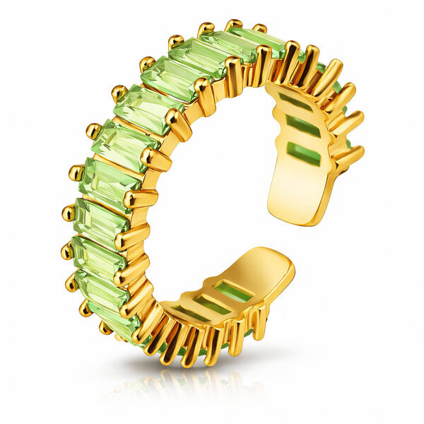 Ring, 18K Gold Plated Steel